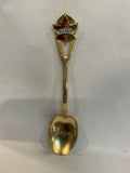 Banff Canada Maple Leaf Souvenir Spoon