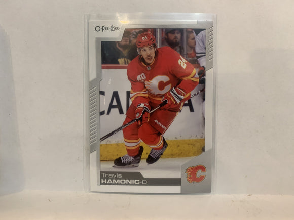 #305 Travis Hamonic Calgary Flames 2020-21 O-PEE-CHEE Hockey Card MQ