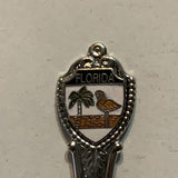 Florida Palm Tree Flamingo Collectable Souvenir Spoon AS