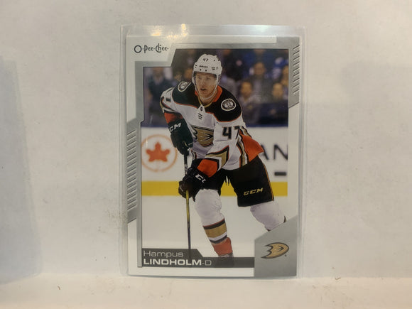 #367 Hampus Lindholm Anaheim Ducks 2020-21 O-PEE-CHEE Hockey Card MQ