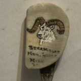 Bighorn Sheep Collectable Souvenir Spoon DX