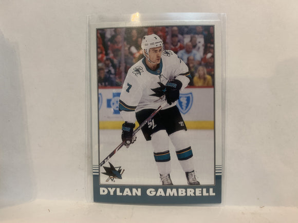 #458 Dylan Gambrell San Jose Sharks 2020-21 O-PEE-CHEE Hockey Card MQ
