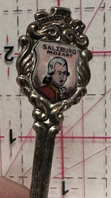 Salzburg Mozart Misc Souvenir Spoon
