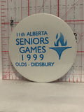 11th Alberta Seniors Games 1999 Olds Didsbury Button Pinback