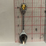 July Cornflower Collectable Souvenir Spoon DX