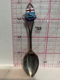 Rapid City Manitoba Crest Emblem BMC0 Silverplated Manitoba Souvenir Spoon