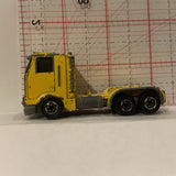 Yellow Semi Truck ©1986 Hot Wheels Diecast Car FJ