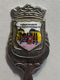 Kobenhavn Denmark Crest Emblem Europe Souvenir Spoon