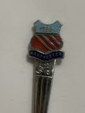 Manchester Crest Emblem England Souvenir Spoon