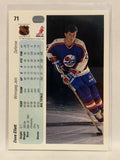 #71 Dave Ellett Winnipeg Jets 1990-91 Upper Deck Hockey Card NHL