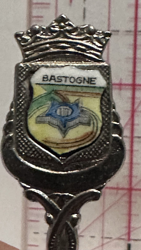 Bastogne Belgium Europe Souvenir Spoon