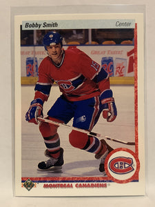 #72 Bobby Smith Montreal Canadiens 1990-91 Upper Deck Hockey Card NHL