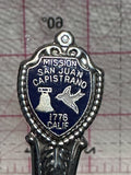 Mission San Juan Capistrano 1776 California  Souvenir Spoon
