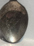 Banff Springs Hotel Alberta Canada WAPW Silverplated Alberta Souvenir Spoon