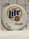 Miller Lite Draft 1999 A True Pilsner Beer Button Pinback