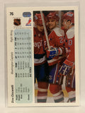 #76 Dino Ciccarelli Washington Capitals 1990-91 Upper Deck Hockey Card NHL