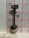 Banff Springs Hotel Alberta Canada WAPW Silverplated Alberta Souvenir Spoon
