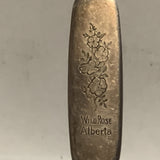 Bunko Alberta Wild Rose Collectable Souvenir Spoon DX