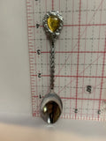 March Jonquil Flower Souvenir Spoon