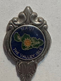 Maui The Valley Isle Hawaii Stuart Silverplated Hawaii Souvenir Spoon
