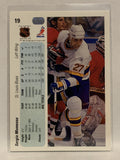 #19 Sergio Momesso St Louis Blues 1990-91 Upper Deck Hockey Card NHL