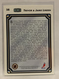 #38 Trevor & Jamie Linden Bloodlines 1992-93 Upper Deck Hockey Card NHL