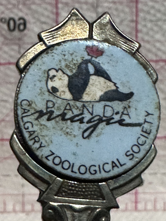 Panda Magic Calgary Zoological Society Alberta  Souvenir Spoon