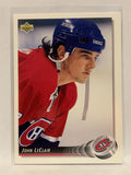 #55 John LeClain Montreal Canadiens 1992-93 Upper Deck Hockey Card NHL