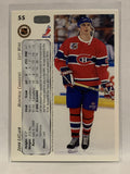 #55 John LeClain Montreal Canadiens 1992-93 Upper Deck Hockey Card NHL