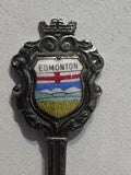 MVB 1965 Edmonton Alberta Crest Emblem Silverplated Alberta Souvenir Spoon