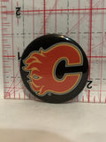Calgary Flames NHL Logo Hockey Button Pinback