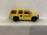 Yellow Coca Cola'97 Chevy Tahoe 1997 Matchbox Loose Diecast Car