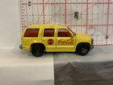 Yellow Coca Cola'97 Chevy Tahoe 1997 Matchbox Loose Diecast Car