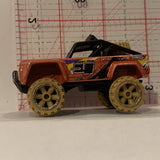 Orange Custom Ford Bronco Hot Wheels Diecast Car FK