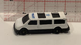 White Police Van Unbranded Toy Diecast Car