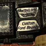 Orange Custom Ford Bronco Hot Wheels Diecast Car FK