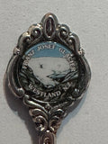Franz Josef Glacier Westlland New Zealand Silverplated  Souvenir Spoon
