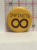 Infinite Symbol Button Pinback