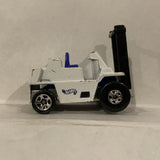 White Fork Lift ©1979 Hot Wheels Diecast Car FK
