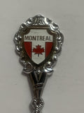Montreal Quebec Canadian Flag Souvenir Spoon