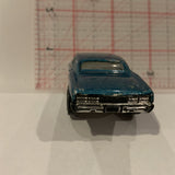 Blue '67 Pontiac GTO ©1998 Hot Wheels Diecast Car FK