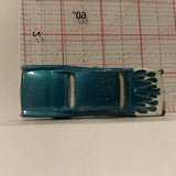 Blue '67 Pontiac GTO ©1998 Hot Wheels Diecast Car FK