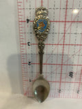 Bangor Saskatchewan Prairie Lily Flower Souvenir Spoon