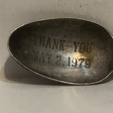Thank You May 2 1979 Company Logo Collectable Souvenir Spoon DY