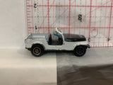 White Police Jeep Unbranded Loose Diecast Car