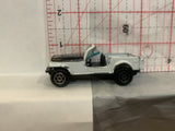 White Police Jeep Unbranded Loose Diecast Car