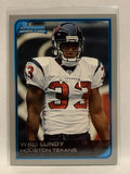#189 Wali Lundy Rookie Houston Texans 2006 Bowman Football Card NFL