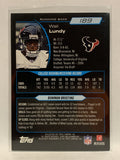 #189 Wali Lundy Rookie Houston Texans 2006 Bowman Football Card NFL
