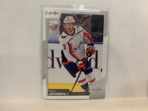 #261 Nick Jensen Washington Capitals 2020-21 O-PEE-CHEE Hockey Card MT