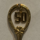 Happy 50th Anniversary Collectable Souvenir Spoon DZ